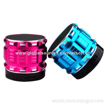 High-quality Wireless Bluetooth Speakers with Microphone, 3.3-4.2V Working Voltage